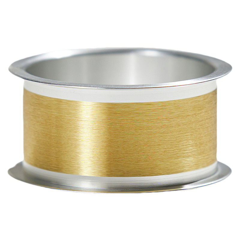 Ultra Thin 0.05mm Gold Coated Silver Spooled Wire For High Reliability Electrical Interconnects