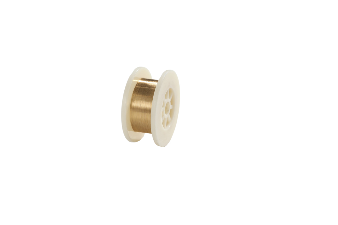 Ultrafeine Drahtdurchmesser 0,011 mm Goldplattierte Wolframdraht für die Medizinindustrie