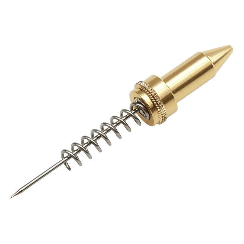 P75-E2 Federprüfsonde mit 1,3 mm Kegelkopf und 1,02 mm Rohrdurchmesser für die Prüfung von 3A-PCBs