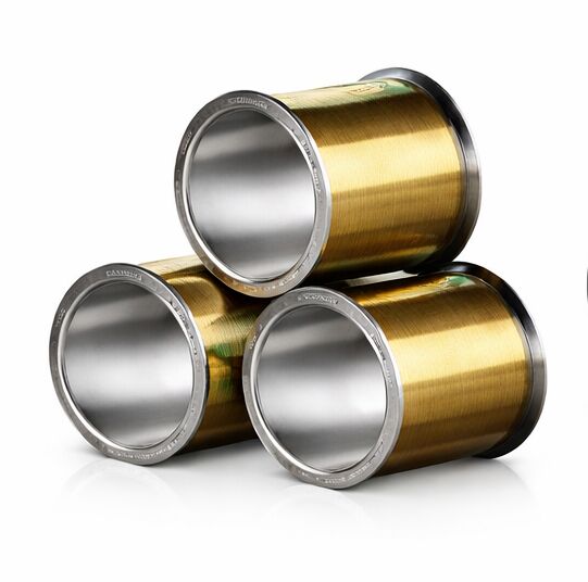 Hersteller von vergoldeten Silber-Bonddrähten 15 µm 18 µm 20 µm 25 µm Feinstdraht