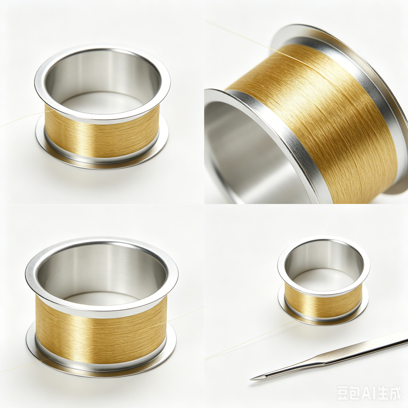 In Lager Mikro-Goldplattiert Silberdraht Stabile Bindung Stärke Mini-LED-Verpackungsdraht