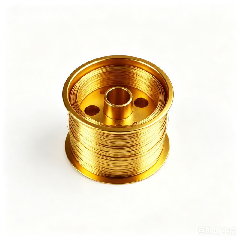 0,02 mm C17500 Beryllium-Kupferdraht, hochfester Mini-LED-Halbleiter-Stecker, Federdraht