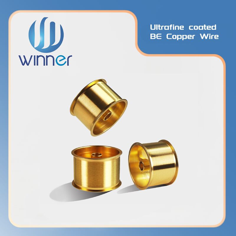 0,02 mm C17500 Beryllium-Kupferdraht, hochfester Mini-LED-Halbleiter-Stecker, Federdraht